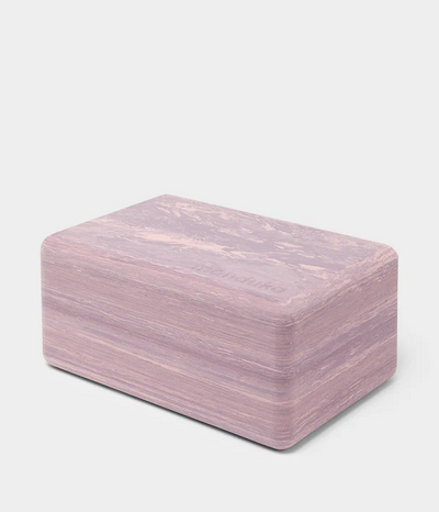 Manduka Recycled Foam Yoga Block - Cherry Blossom Marble  •450γρ  • 23 x 15 x 10 εκ - mykarma.gr