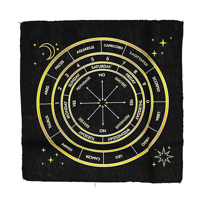 Pendulum mat astrology-Χάρτης μαντείας για Εκκρεμές Μέγεθος: 20x20 εκ - mykarma.gr