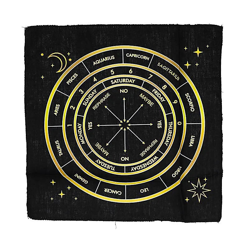 Pendulum mat astrology-Χάρτης μαντείας για Εκκρεμές Μέγεθος: 20x20 εκ - mykarma.gr