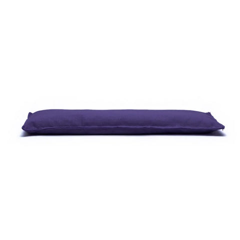 Relax Eye Pillow - Mαξιλαράκι για τα Μάτια για χαλάρωση από οργανικό βαμβάκι με οργανικό Λιναρόσπορο & Λεβάντα - μωβ Μέγεθος: 22 εκ x 8 εκ  140 γρ