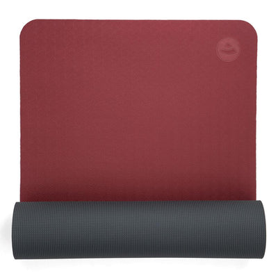 Bodhi στρώμα για Yoga & Pilates - TPE Lotus Pro - dark red/anthracite  183 x 60 cm, 6 mm - mykarma.gr