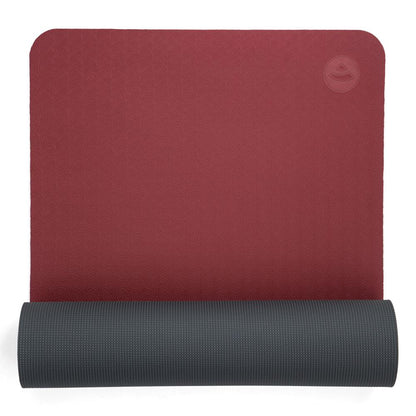 Bodhi στρώμα για Yoga & Pilates - TPE Lotus Pro - dark red/anthracite  183 x 60 cm, 6 mm - mykarma.gr