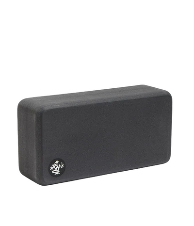 Manduka Lean Recycled Foam Yoga Block - Thunder  •270γρ  • 22 cm x 7 cm x 11 cm
