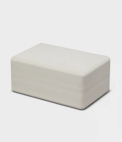 Manduka Recycled Foam Yoga Block - Linen  •450γρ  • 23 x 15 x 10 εκ