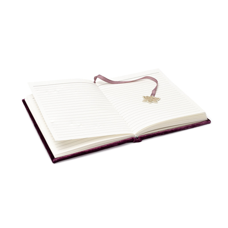 Βελούδινο Σημειωματάριο/Notebook «Ganesha» με κεντήματα - 160 σελίδες Μέγεθος: 15 x 20 cm - mykarma.gr