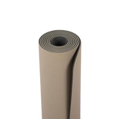 Bodhi - Στρώμα Yoga από φυσικό καουτσούκ & PU με Moon Phases - light taupe  185 x 66 cm  4 mm  2,5 kg - mykarma.gr