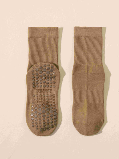 Αντιολισθητικές Κάλτσες - Non-Slip Socks Mid-Calf – Yoga & Pilates - ποικιλία χρωμάτων  No 36-41