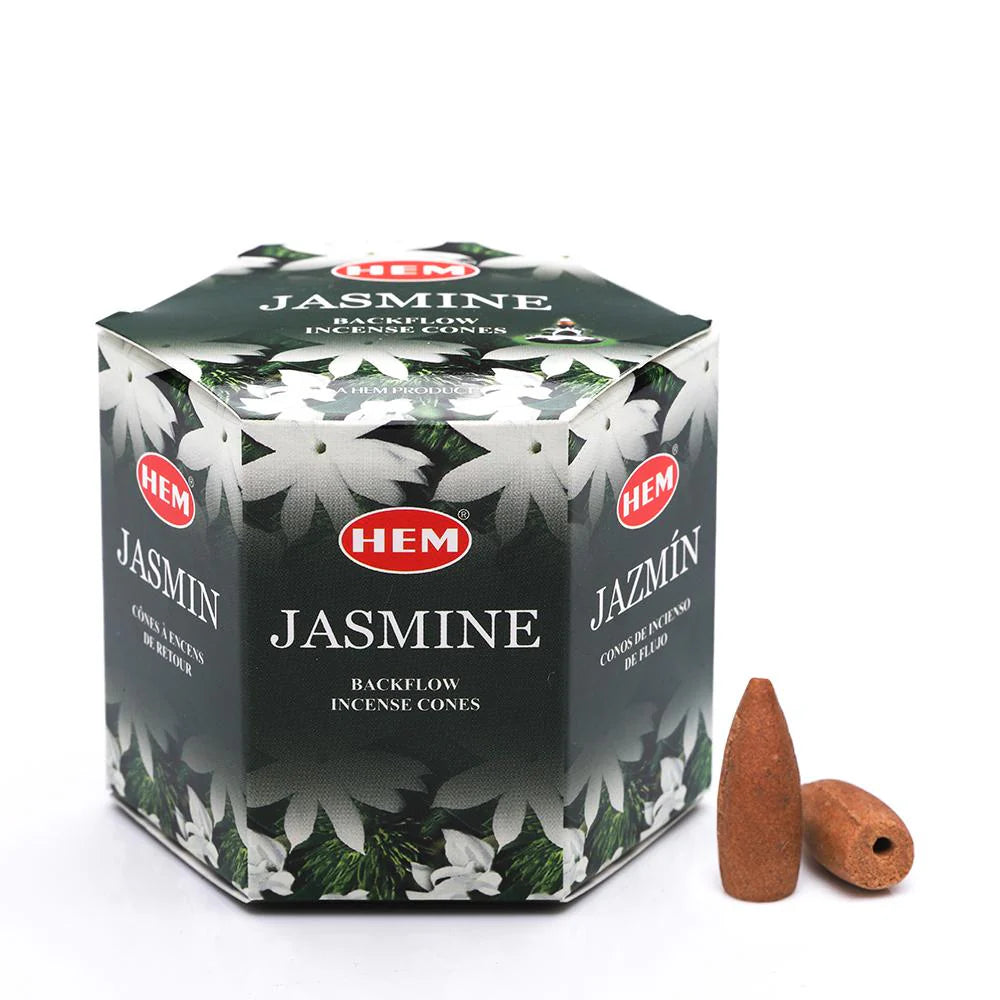 HEM backflow Κώνοι – Άρωμα Γιασεμιού Jasmine – 40 Κώνοι          Ask ChatGPT - mykarma.gr