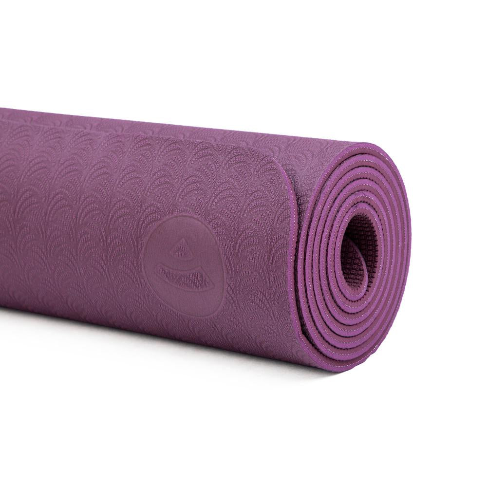 Bodhi Στρώμα για Yoga & Pilates - TPE Lotus Pro - aubergine   183 x 60 cm, 6 mm - mykarma.gr