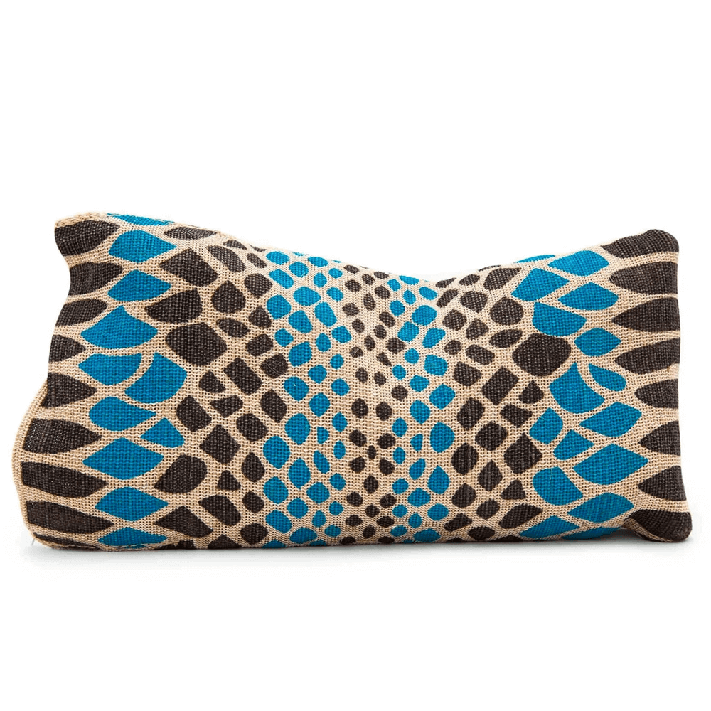 Eye Pillow Vegan - Mαξιλαράκι για τα Μάτια από Φυσικό Βαμβάκι με σπόρους Σιταριού εμποτισμένους με αιθέριο έλαιο Λεβάντας - Blue Viper Διαστάσεις: 23x11x3 cm - mykarma.gr