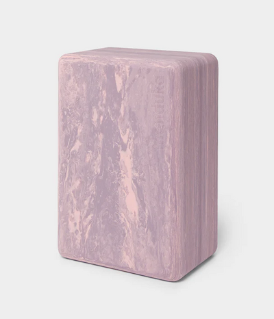 Manduka Recycled Foam Yoga Block - Cherry Blossom Marble  •450γρ  • 23 x 15 x 10 εκ - mykarma.gr