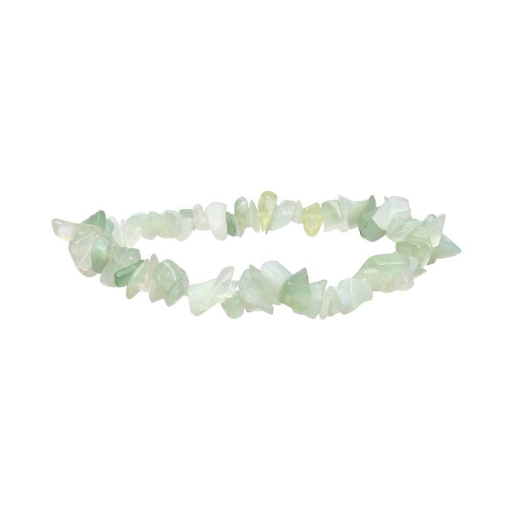 Ελαστικό Βραχιόλι από Πράσινο Νεφρίτη (Jade) Διαστάσεις: 19 εκ Χάντρες: ± 4 mm Νεφρίτης - mykarma.gr