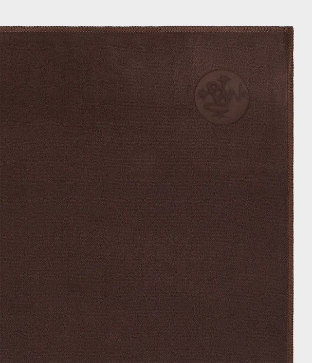 Manduka - Πετσέτα Χειρός - eQua® Hand Yoga Towel - Caffe Βάρος: 90 g  Διαστάσεις: 41cm x 67cm