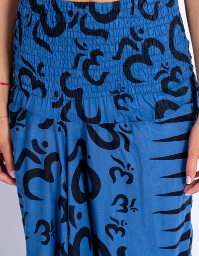 Blue Afghan Pants - MPA50105 - mykarma.gr