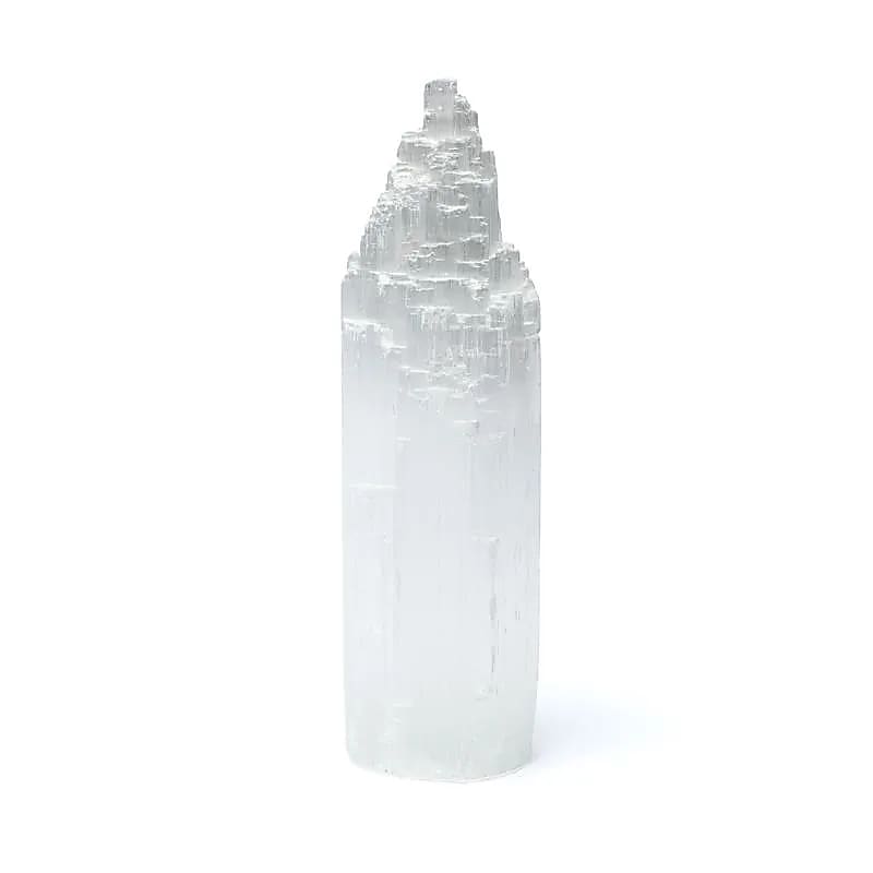 Φυσικό ορυκτό πέτρωμα - Selenite Iceberg - Σεληνίτης Βουνό Διαστάσεις: ± 20 x 5 εκ Βάρος: ± 500 γρ - mykarma.gr