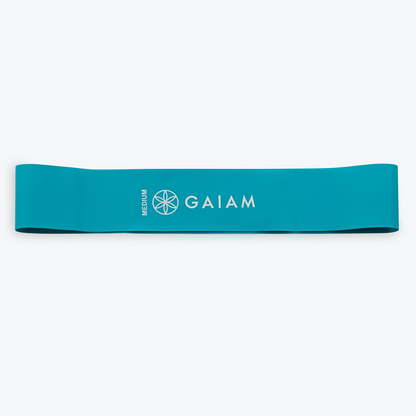 Gaiam -Set από 3 Pilates Restore Resistance mini Band Kit από φυσικό καουτσούκ - Light,Medium,Heavy - σε 3 χρώματα Διαστάσεις: 30 x 5 cm - mykarma.gr