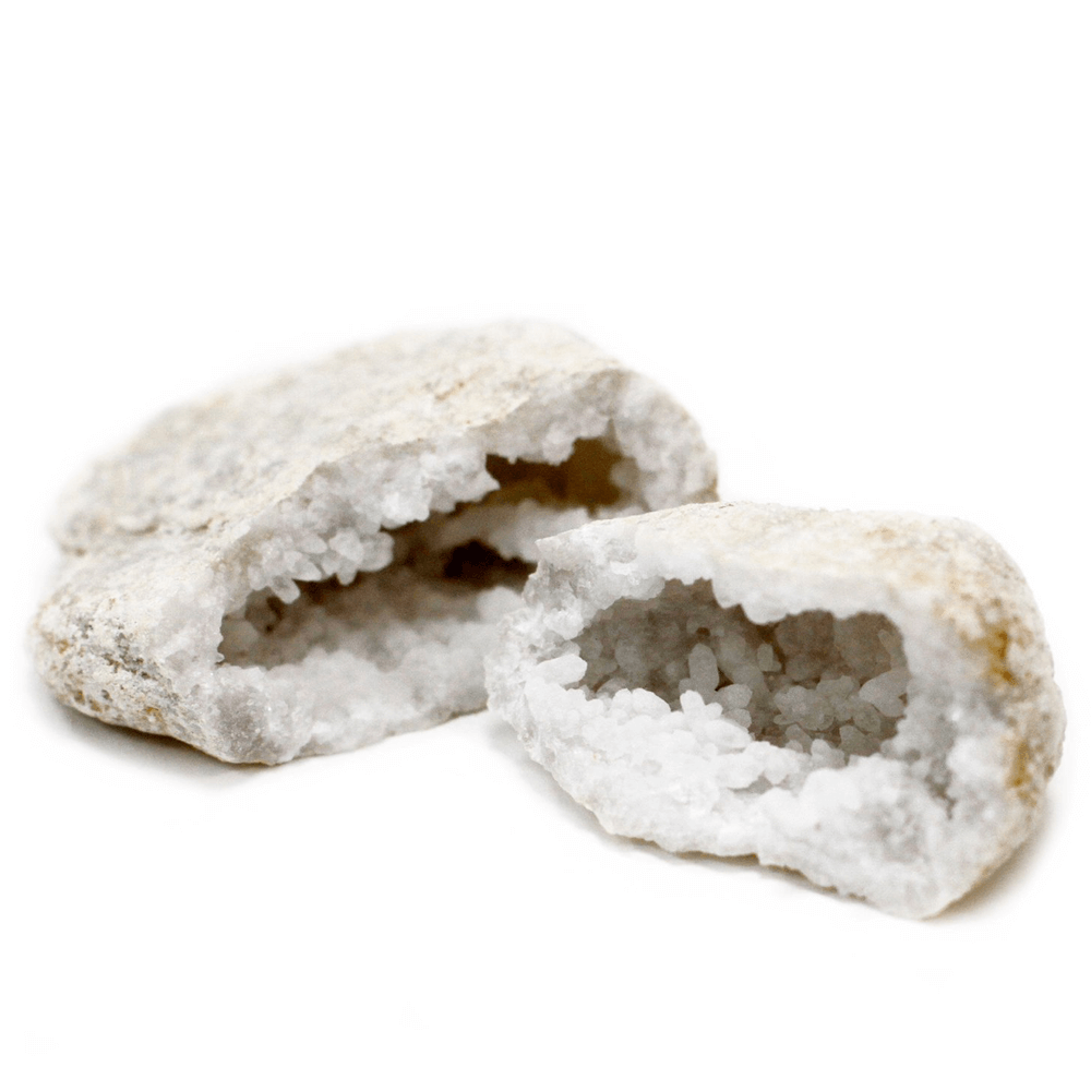 Φυσικό ορυκτό πέτρωμα - Calcite Geodes - Γεώδες από Ασβεστίτη - κλειστώ ορυκτό  8 x 8 cm - mykarma.gr