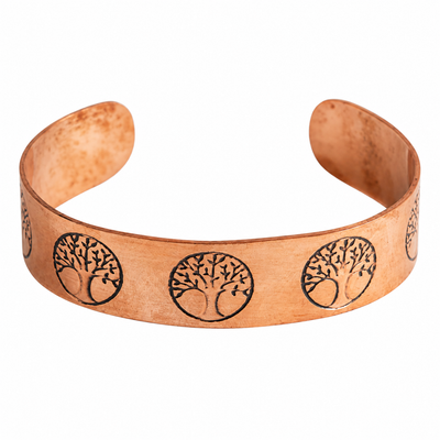 Χειροποίητο Βραχιόλι Χάλκινο «Tree of Life» από 100% χαλκό Μέγεθος ρυθμιζόμενο Βάρος: 30 γρ Πλάτος: 1,7 εκ