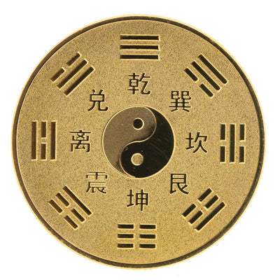 Fortune Coin Dragon/Phoenix - Τυχερό Νόμισμα Δράκος/Φοίνιξ με δύο όψεις Διάμετρος: 4 εκ - mykarma.gr