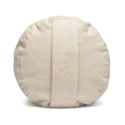 Μαξιλάρι Bolster - στρογγυλό - beige - Bio Οργανικό βαμβάκι - με φαγόπυρο Διαστάσεις: 60 × 16 εκ Βάρος: 2300 g - mykarma.gr