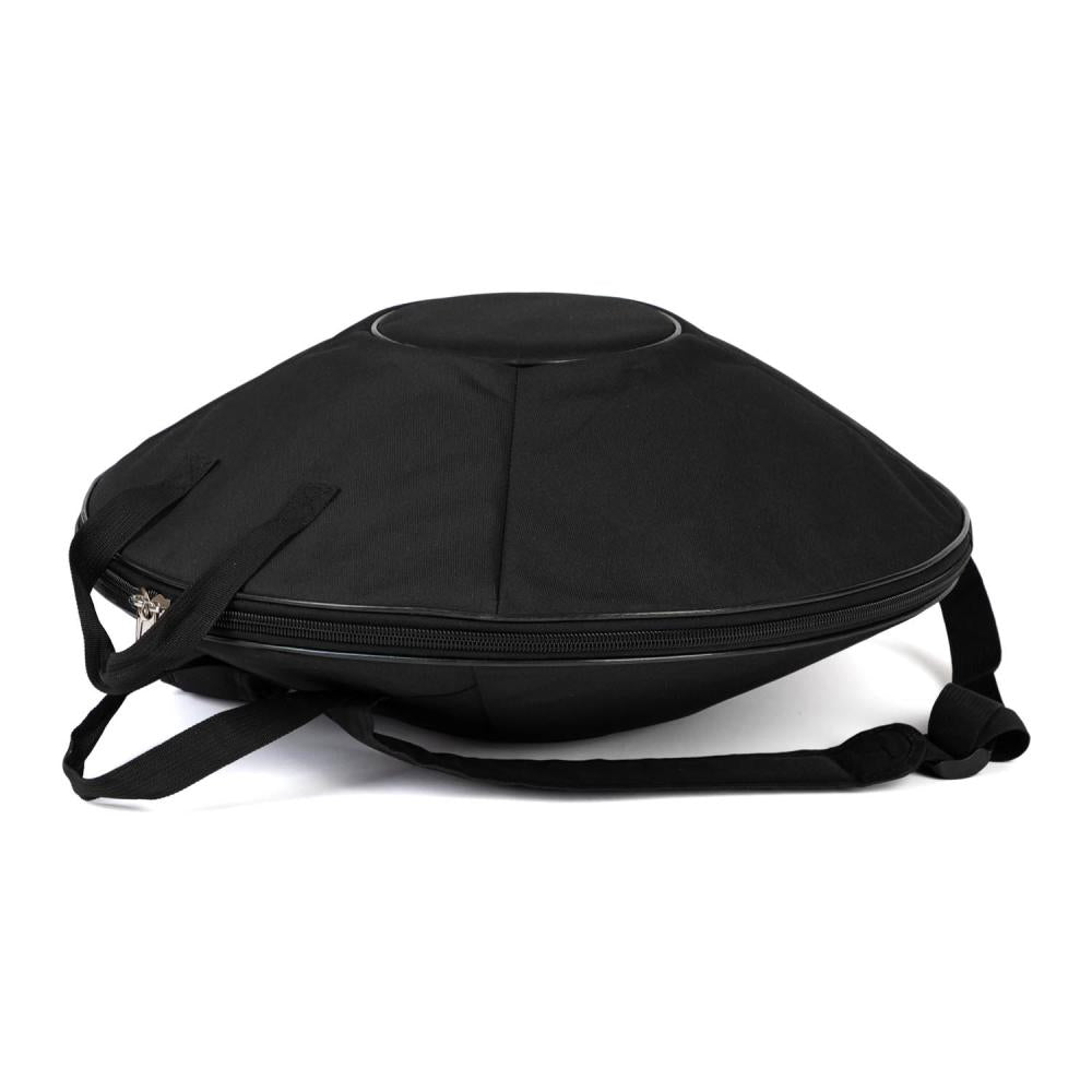 Handpan Musical Instrument - Κρουστό μουσικό όργανο από ανοξείδωτο ατσάλι με Βάση & θήκη Μεταφοράς 440 Hz 9 tones D minor Διάμετρος: 56 cm - mykarma.gr