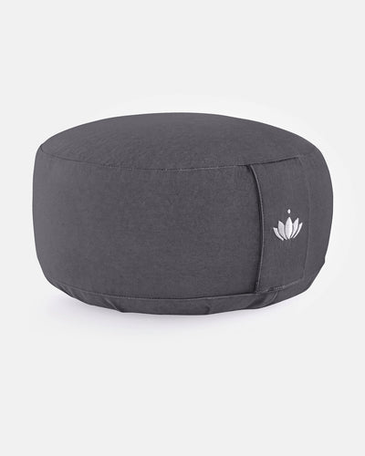 Lotuscrafts Μαξιλάρι διαλογισμού Lotus - Anthracite Διαστάσεις: 31 × 15 εκ - mykarma.gr