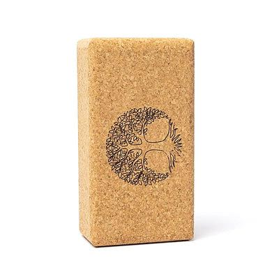 Yoga Props - Block Cork “Tree of Life” από Φελλό Διαστάσεις 23 x 12 x 7,5 cm  570 g