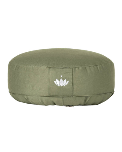 Lotuscrafts Μαξιλάρι Διαλογισμού Lotus - Oil Green Διαστάσεις: 31 × 10 εκ - mykarma.gr