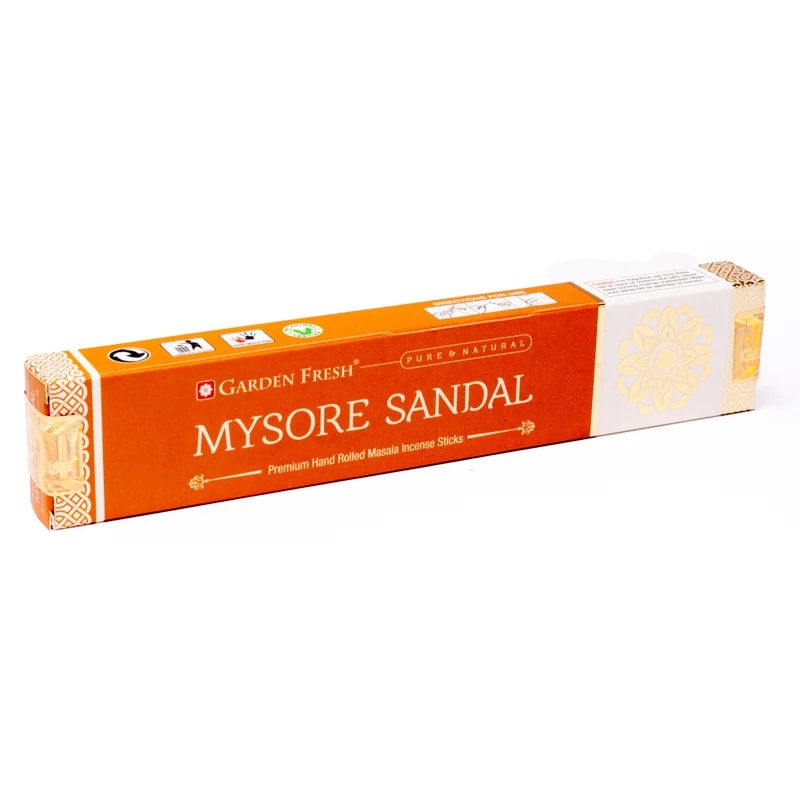 Σετ με 5 πακέτα από χειροποίητα Στικ Indian Masala - 5 x 15 g σε κουτί δώρου Χρόνος καύσης ±60 λεπτά - mykarma.gr