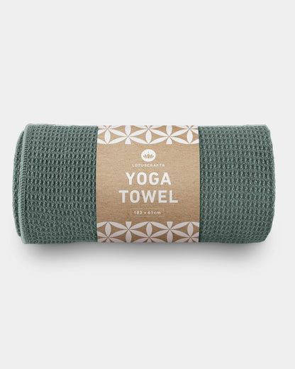 Lotuscrafts - Πετσέτα Στρώματος - Yoga Mat Towel - Balsam Green Διαστάσεις: 183cm x 61cm