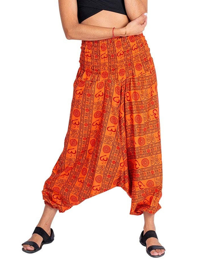 Orange Afghan Pants - MPA50097 - mykarma.gr