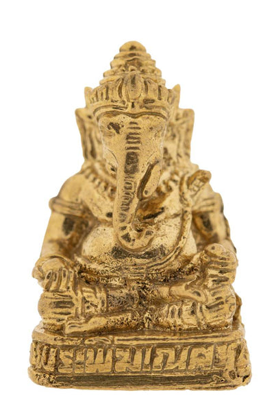 Μικρό αγαλματίδιο Ganesha ορείχαλκου (ιδανικό για ταξίδια) Μέγεθος: 2,5 x 1,5 cm Βάρος: 17 γρ - mykarma.gr
