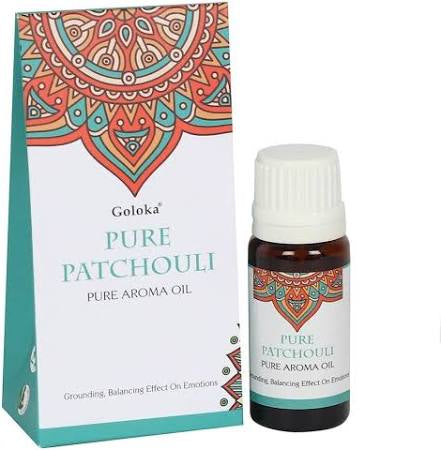Αρωματικά Έλαια Goloka - Πατσουλί (Pure Patchouli)  Pure Aroma Oil  10ml - mykarma.gr