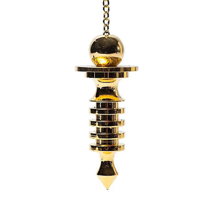 Εκκρεμές (Pendulum) ορείχαλκου «Λουλούδι της Ζωής»   27 g  5 cm - mykarma.gr
