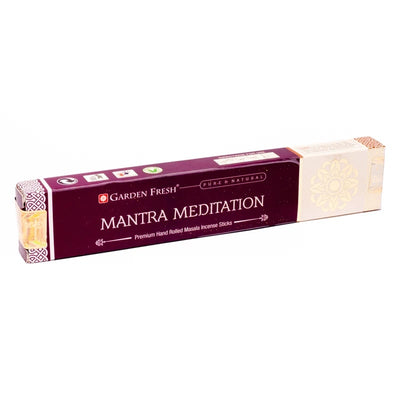Σετ με 5 πακέτα από χειροποίητα Στικ Indian Masala - 5 x 15 g σε κουτί δώρου Χρόνος καύσης ±60 λεπτά - mykarma.gr