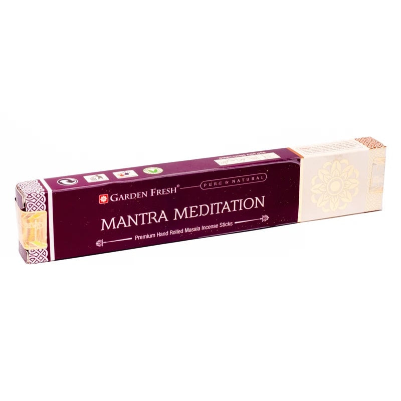 Σετ με 5 πακέτα από χειροποίητα Στικ Indian Masala - 5 x 15 g σε κουτί δώρου Χρόνος καύσης ±60 λεπτά - mykarma.gr