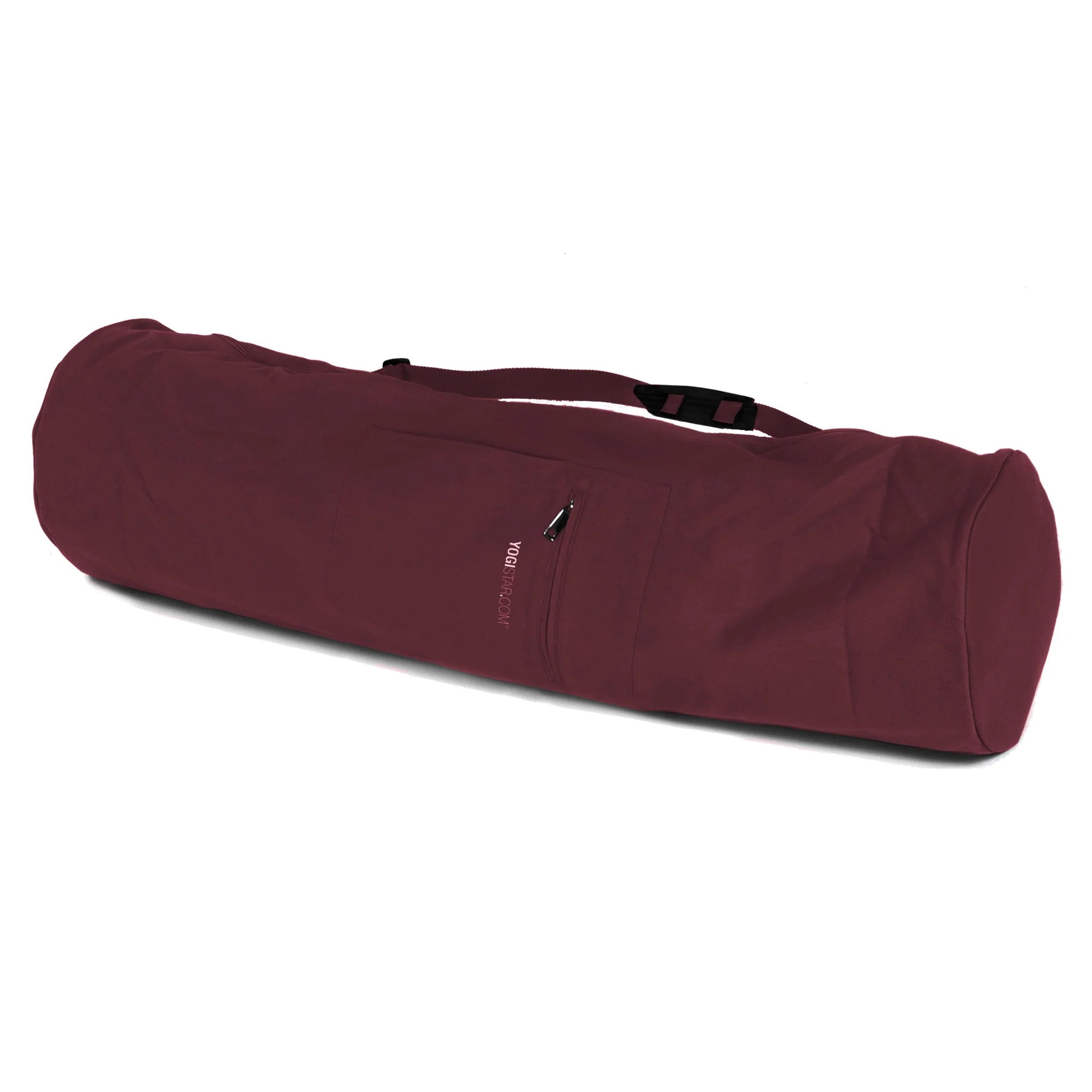 Yogistar- Τσάντα για στρώμα γιόγκα 'Basic' Zip - Extra Big - βαμβάκι - Bordeaux - 80 x 25 cm - mykarma.gr