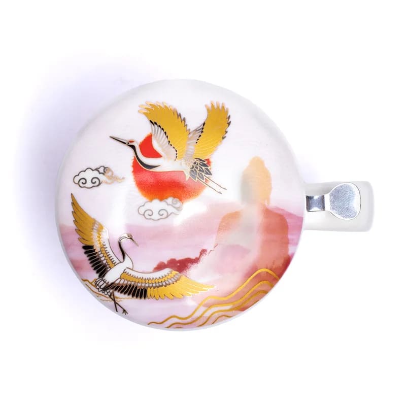 Ενα υπέροχο δώρο! Tea Infuser-Κούπα «Moment of Zen» Υλικό: Πορσελάνη Περιεκτικότητα: 400ml - mykarma.gr