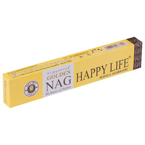 Αρωματικά Στικ Golden Nag - Happy Life Βάρος: 15 g