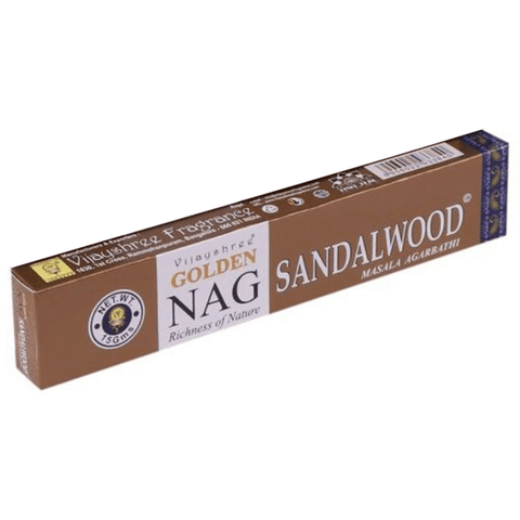 Αρωματικά Στικ Golden Nag -  Sandalwood (Σανταλόξυλο) Βάρος: 15 g