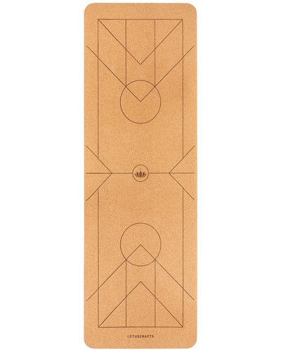 Lotuscrafts Cork Yogamatte Arise Align | Φυσικό στρωμα απο Φελλό Διαστασεις 185 cm x 65 cm x 4,5 mm Βάρος: 1,5 kg - mykarma.gr
