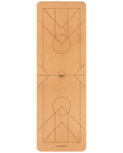 Lotuscrafts Cork Yogamatte Arise Align | Φυσικό στρωμα απο Φελλό Διαστασεις 185 cm x 65 cm x 4,5 mm Βάρος: 1,5 kg - mykarma.gr
