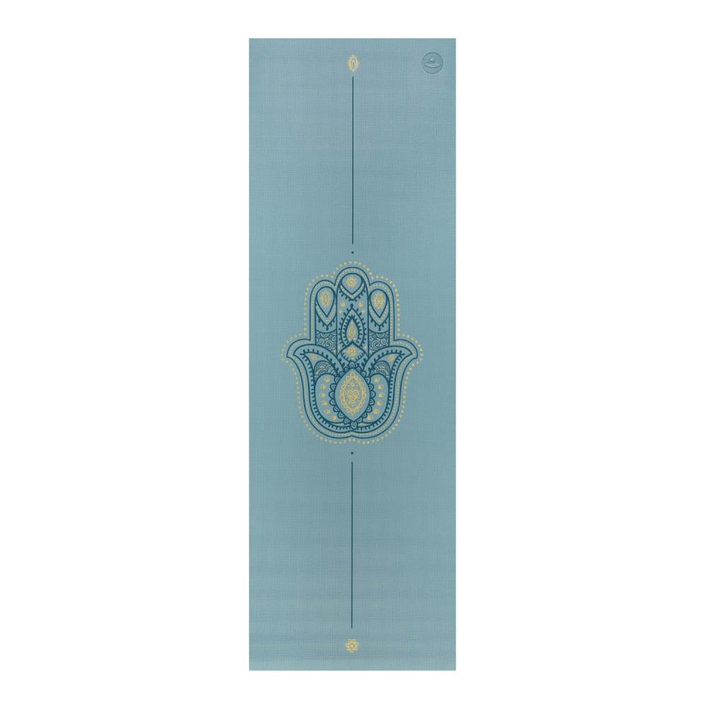 Bodhi Στρώμα γιόγκα Leela με γραμμή “Hamsa” - light blue  183 x 60 cm, 4.5 mm  Βάρος: 1,4 kg - mykarma.gr