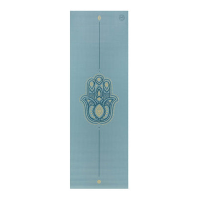 Bodhi Στρώμα γιόγκα Leela με γραμμή “Hamsa” - light blue  183 x 60 cm, 4.5 mm  Βάρος: 1,4 kg - mykarma.gr