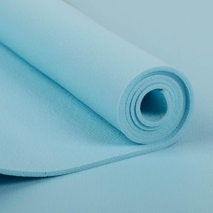 Bodhi στρώμα γιόγκα Premium Rishikesh PVC με δύο ελαστικούς ιμάντες - light blue  183 x 60 cm, 4.5 mm - mykarma.gr