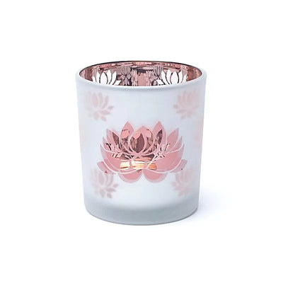 Κηροπήγιο «Lotus» Διαστάσεις: 7,3 x 8 cm - mykarma.gr