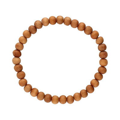 Βραχιόλι από Σανταλόξυλο (Sandalwood) Χάντρες: 6mm - mykarma.gr