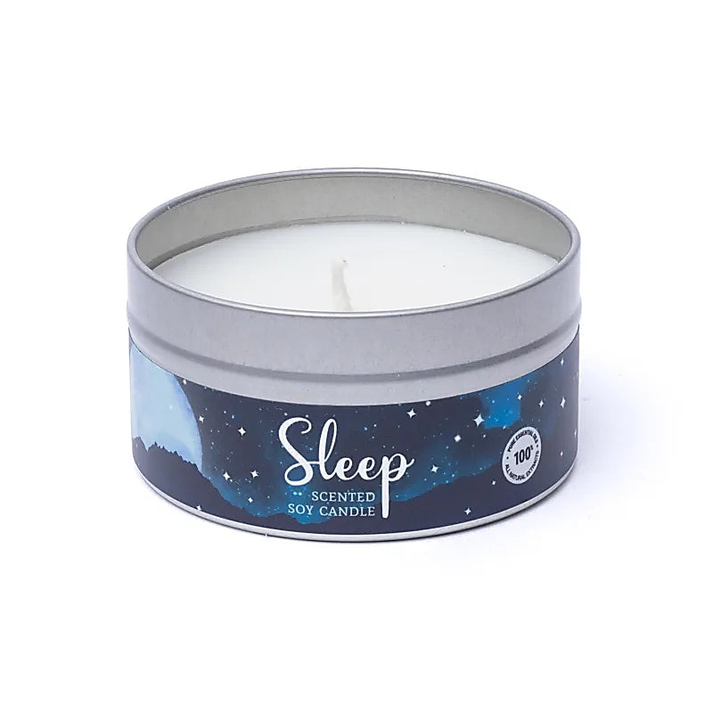 Αρωματικό & Χαλαρωτικό Κερί Σόγιας “Sleep” με αιθέρια έλαια Διαστάσεις: 4x7x7cm 80 g Χρόνος καύσης ± 10 ώρες - mykarma.gr