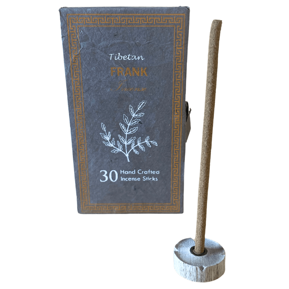 Χειροποίητα Θιβετιανά Στικ Himalayan Sughandit Dhoop σε κουτί δώρου - Λιβάνι (Frankincense) - 30 Στικ & Βάση - mykarma.gr