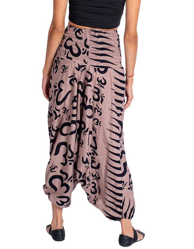 Brown Afghan Trousers - MPA50109 - mykarma.gr